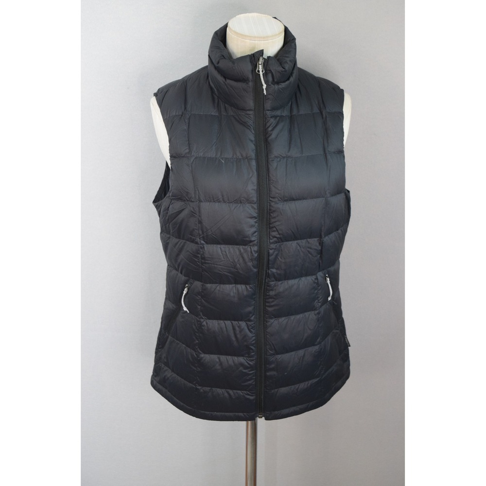 REI Co-op 650 Down Vest Small Black Quilted Puffer Sleeveless Women Gorpcore